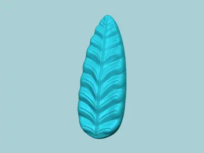 Fern Leaf Mould 02 - Artificial EVA Molding 3D print model