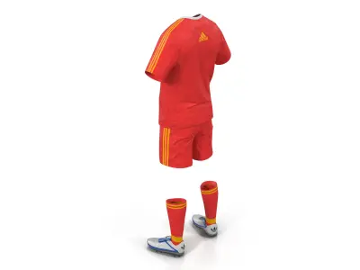 Soccer Clothes Bayern 3D model