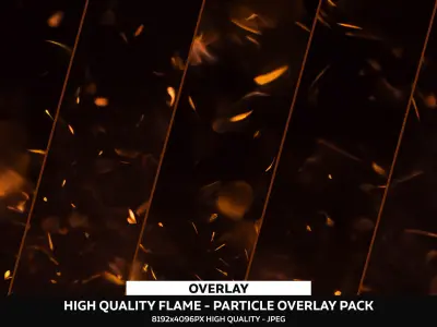 High Quality Flame - Particle Overlay Pack Texture