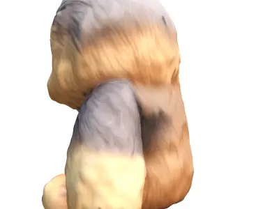 chewbacca Doll Low-poly 3D model