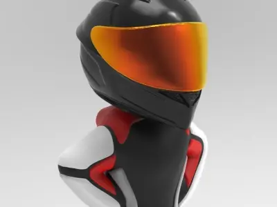 MOTORCYCLE DOLL 3D print model