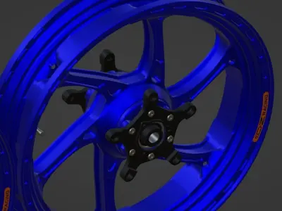 OZ Tire Racing Low-poly 3D model