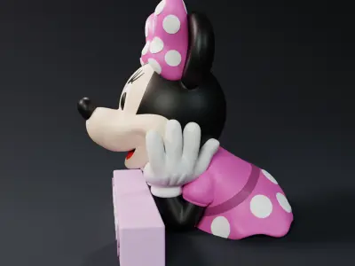 Mickey and Minnie Letter Blocks 3D print model