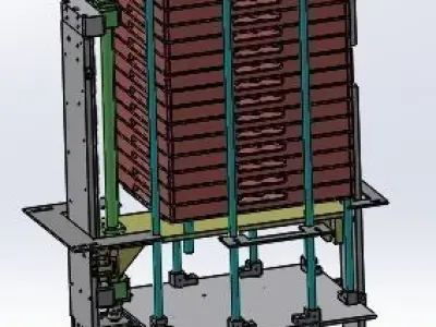 Tray - load and  unload equipment 3D model