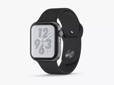 Apple Watch Series 4 Gray 3D model