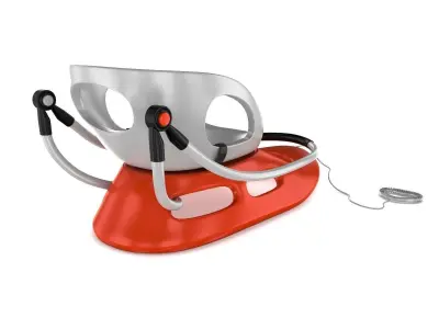 Plastic Baby Sled 3D model