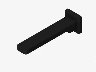 Wall Spout - Luxury - Bold Low-poly 3D model