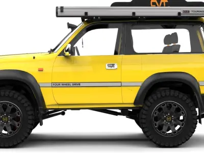 TOYOTA SERIE 80 3DOORS  3D model