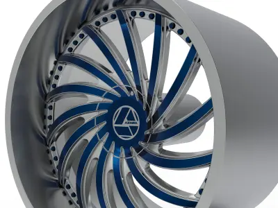 AZARA AZA-508 WHEEL 3D PRINT MODEL 3D print model