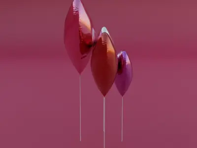 models for Valentine day set 3D models  3D model