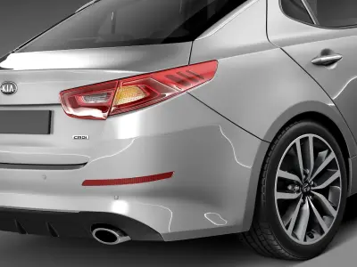  Kia Optima 2014 Sport Package 3D model