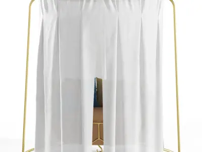 Roberti Rattan Gravity swing sofa 3D model