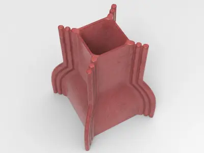 Cope Vase Low-poly 3D model