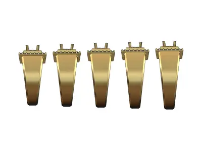 Square cluster diamond ring US sizes 7to11 3D print model