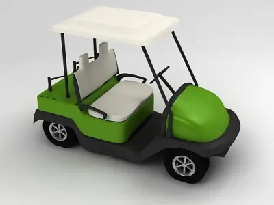 GOLF CAR 3D model
