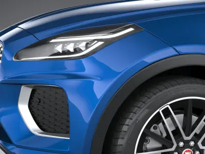 Jaguar E-Pace R-Dynamic 2021 3D model