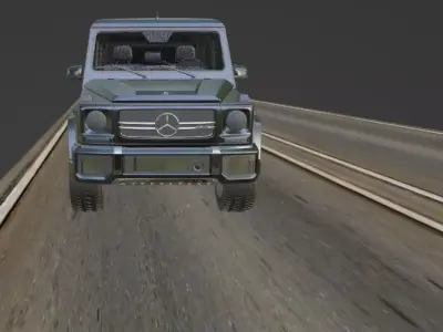 A beautiful Bens G63 3D model