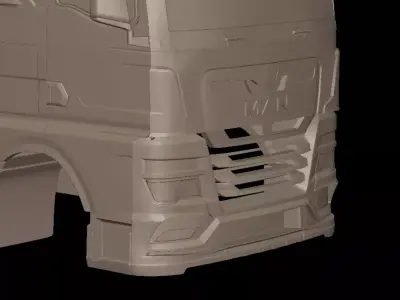 MAN TGX 2021 TRUCK  3D print model