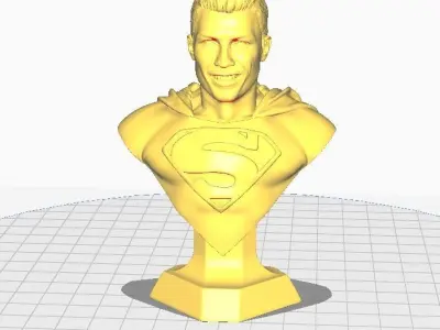SUPERMAN RONALDO BUST 3D Printing Model 3D print model