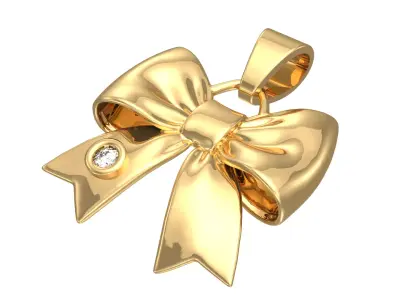 Ribbon Pendant 3D print model