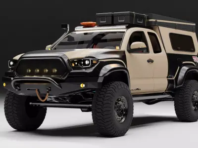Toyota Tacoma 2018 Overlander  3D model