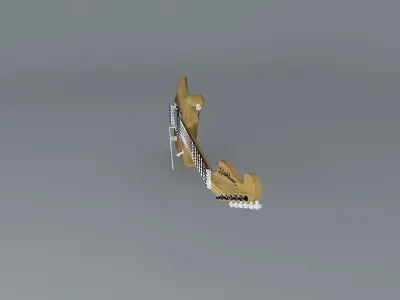 Nuno Bettencourts Washburn N4 relic model guitar Free 3D model
