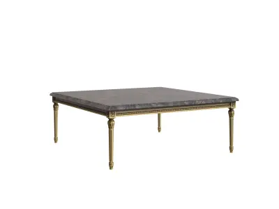 Emperador dark coffee table by Modenese 3D model