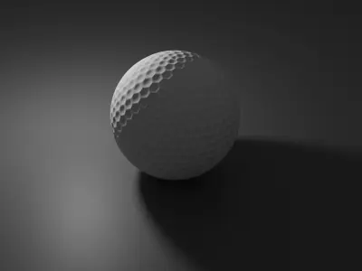 golf ball 3D model
