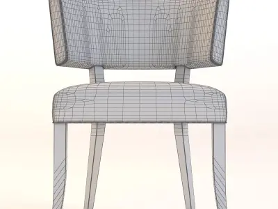 1984 Maxine Dining Chair 3D model