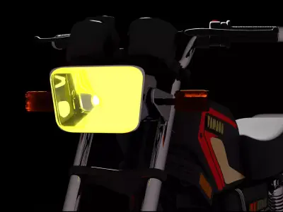 Yamaha RX king 3D model