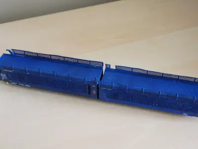 Pre supported H0 1-87 scale Laeks TA 370 GEFCO freight car 3D print model