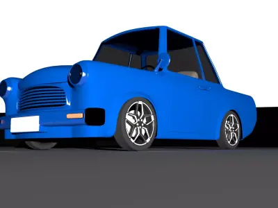 Cartoon Car 3D model