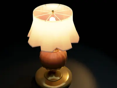 European Style Lamp 3D model