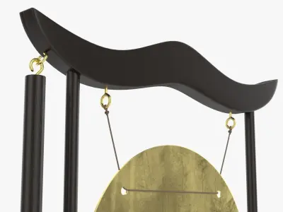 Table gong decorative 3D model