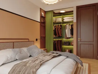  Chinese Bedroom interior 126 3D model