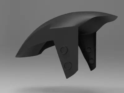 PARAFANGO ANTERIORE YAMAHA MT09 2021 2023 FRONT FENDER 3D print model