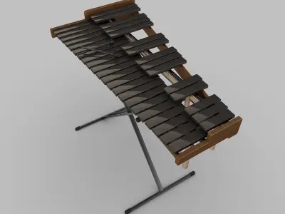 Xylophone model 3D model