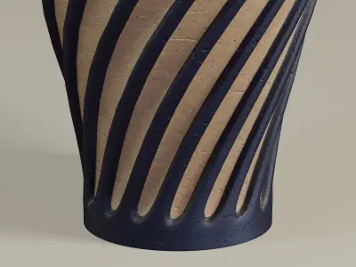 Vase 01 3D model purchase