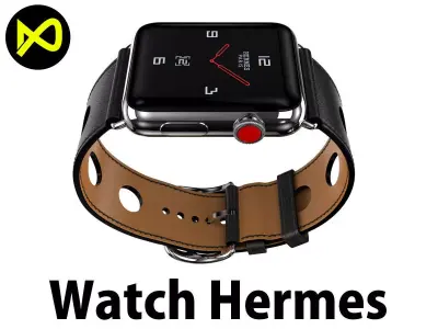 Apple Watch Herms Series 3 3D model