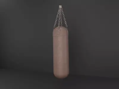 punching bag Low-poly 3D model