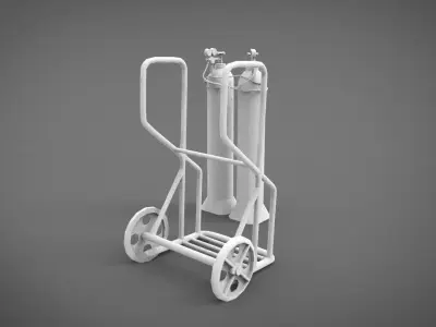 welding gas 3D print model
