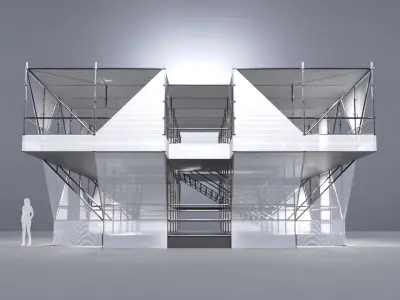 Layher Structure Pavilion 1 3D model