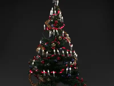 Xmas tree for Christmas festival 3D model