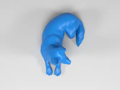 German Shepherd Dog 2 3D print model