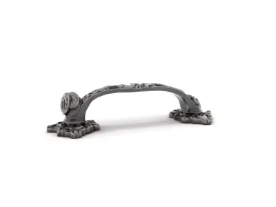 Vintage Ornate Handle model pack Low-poly 3D model