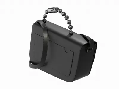 Palm Angels Leather Crash Bag 3D model