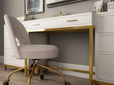 Workplace I Pottery Barn 04 3D model