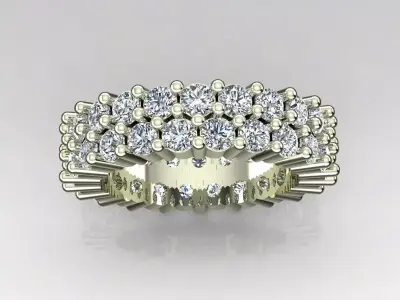 Band Ring 3D print model 106