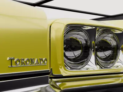 1972 Oldsmobile Toronado 3D Model 3D model