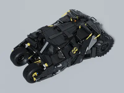 LEGO Batmobile Tumbler 3D model 3D model